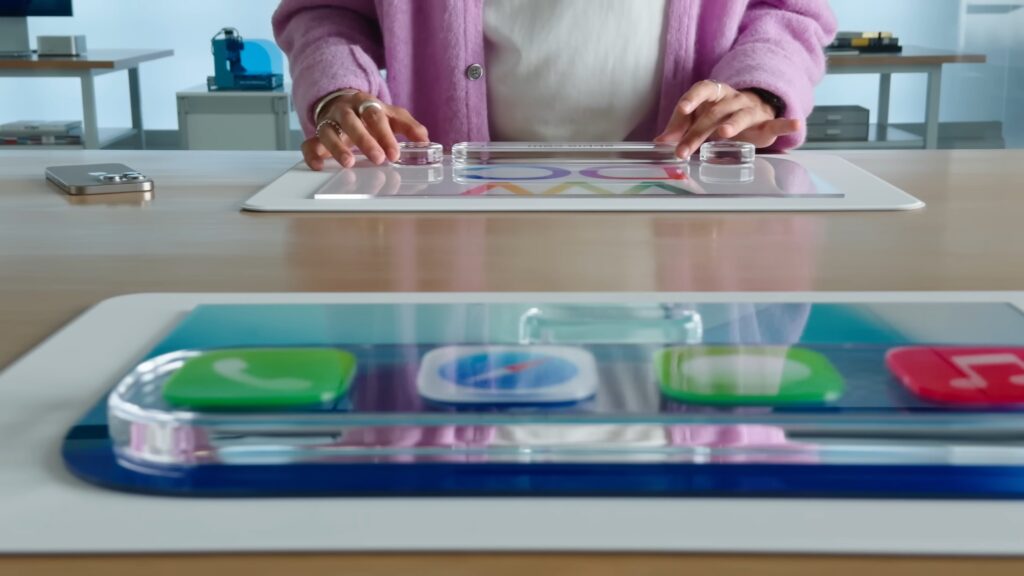 Liquid Glass Apple Design