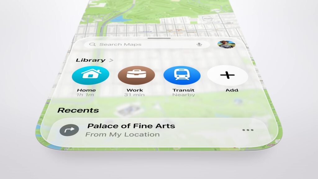 Liquid Glass Apple Design