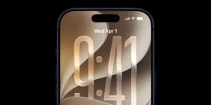 Close-up of an iPhone lock screen showing 9:41